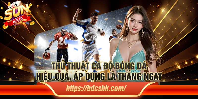 Thủ thuật cá độ bóng đá hiệu quả, áp dụng là thắng ngay