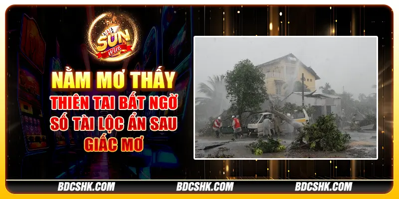 Nằm mơ thấy thiên tai bất ngờ: Số tài lộc ẩn sau giấc mơ